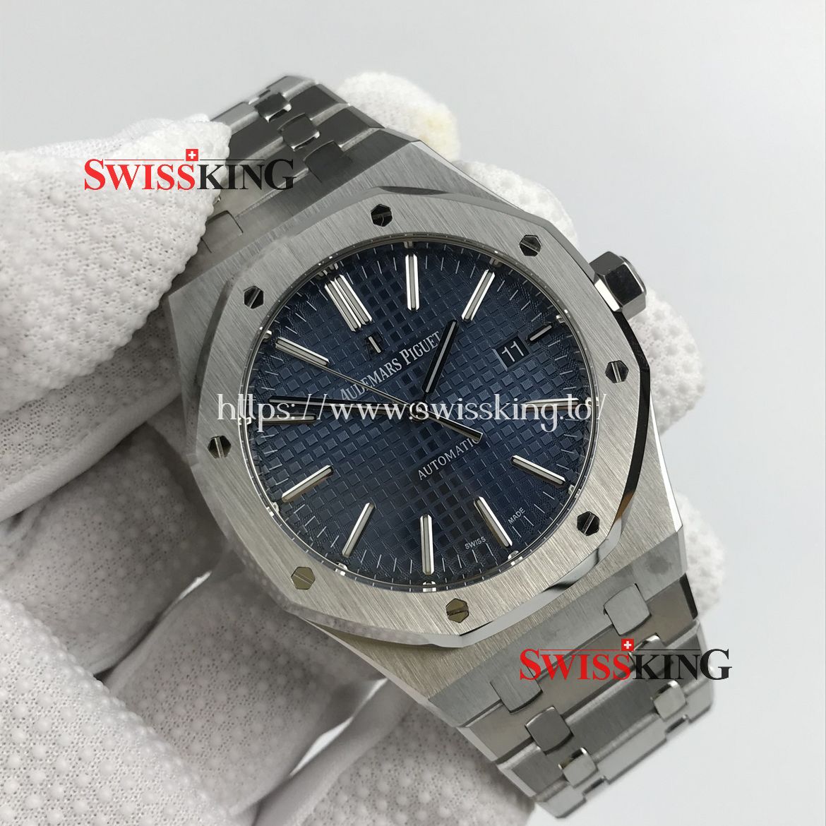 AUDEMARS PIGUET ROYAL OAK 15400 STAINLESS STEEL 41MM BLUE DIAL