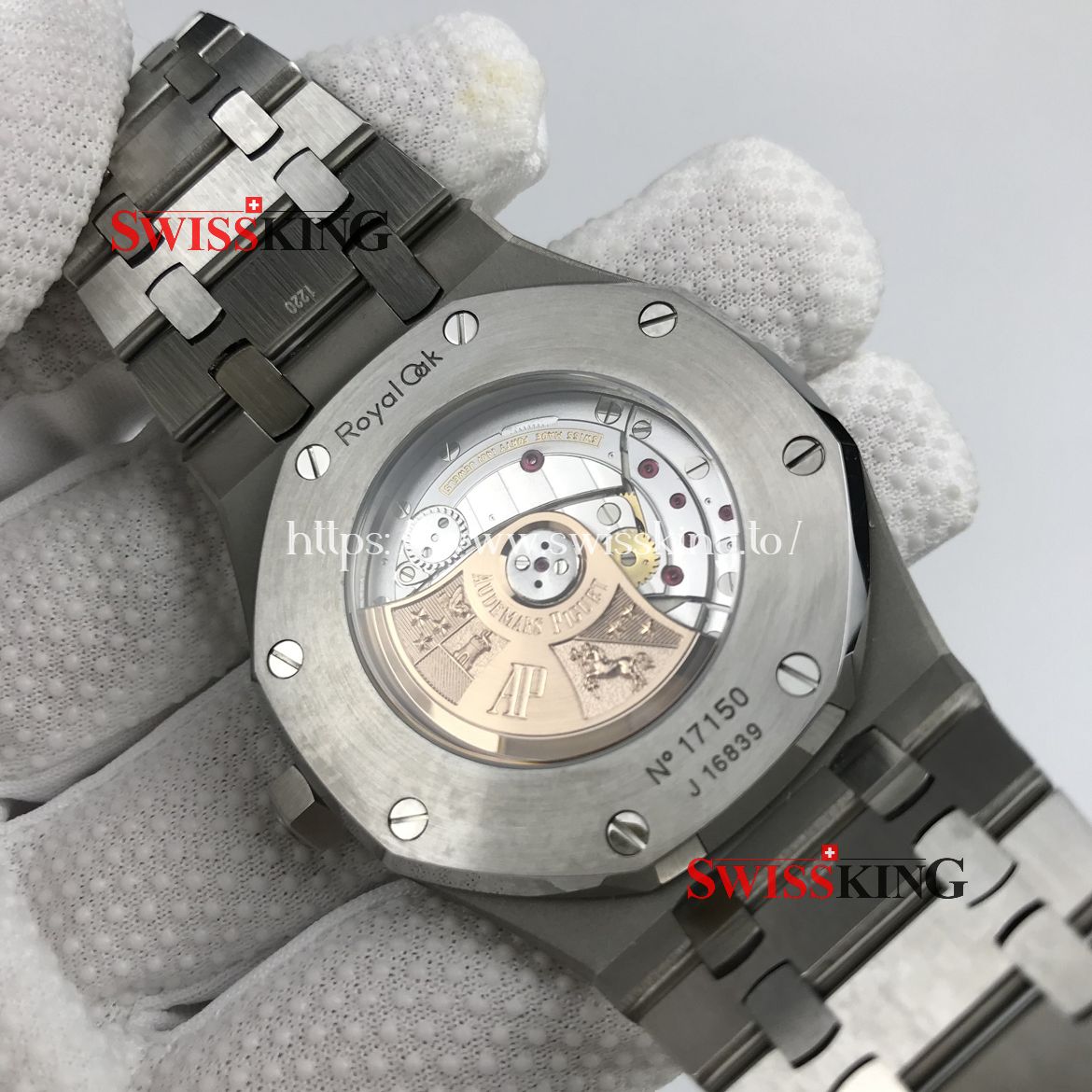 AUDEMARS PIGUET ROYAL OAK 15400 STAINLESS STEEL 41MM GREY RUTHENIUM-TONED DIAL