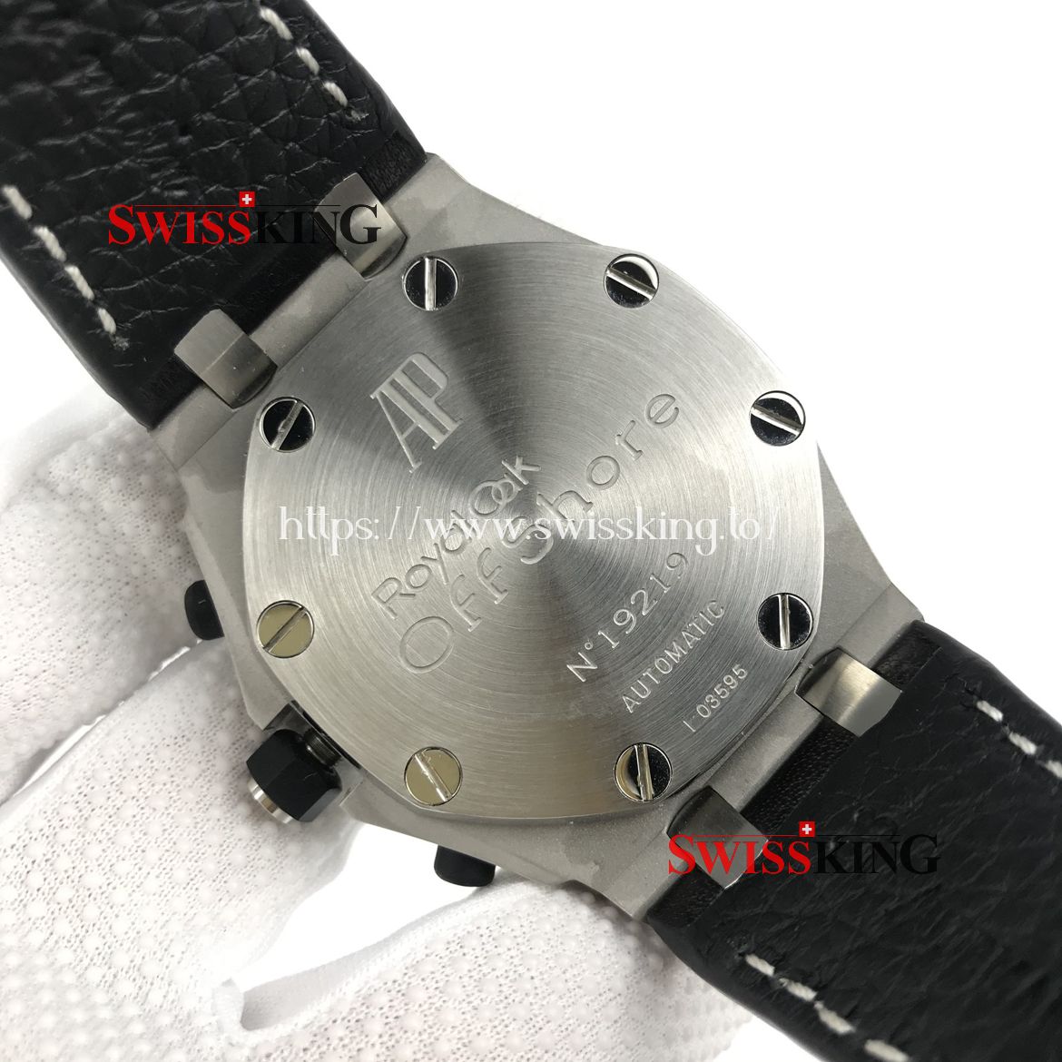 AUDEMARS PIGUET ROYAL OAK OFFSHORE 26170 PANDA - BLACK LEATHER STRAP