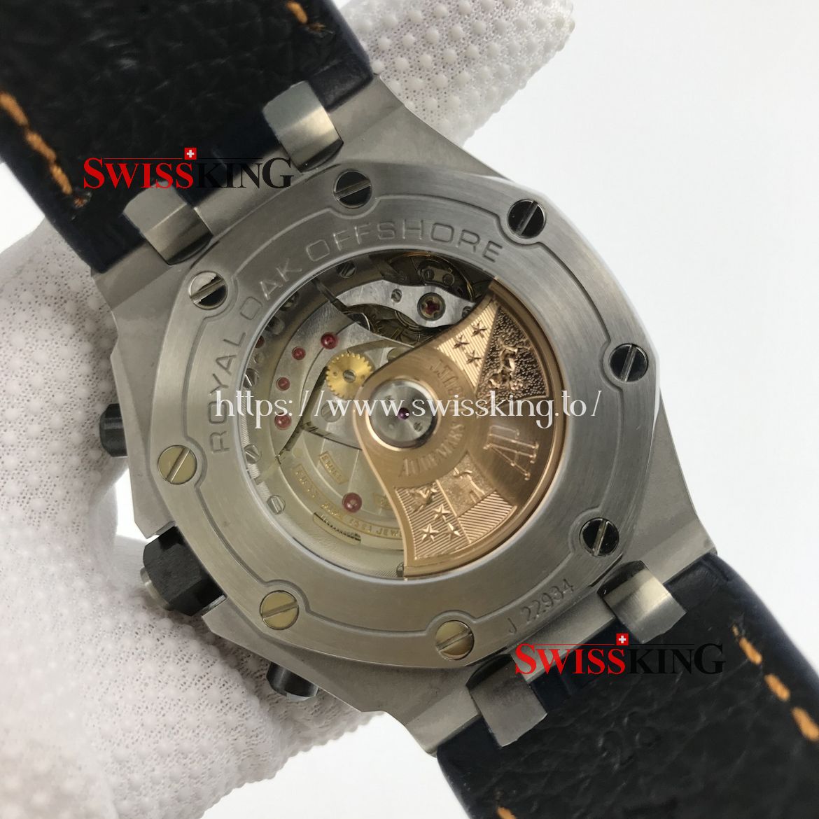 AUDEMARS PIGUET ROYAL OAK OFFSHORE 26470 BLUE THEME - BLUE LEATHER STRAP