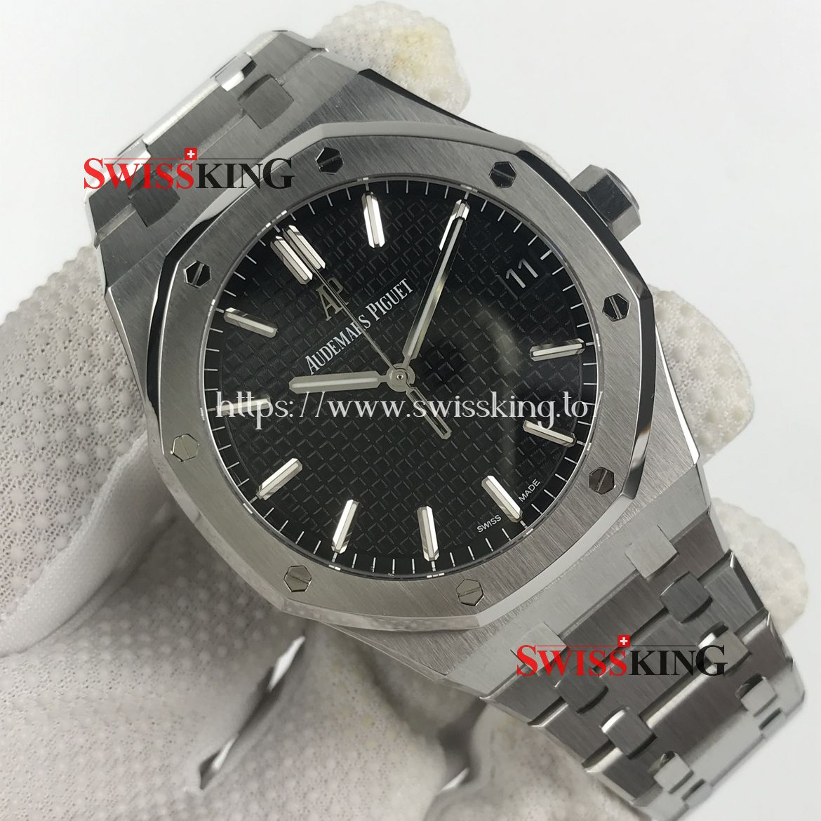 AUDEMARS PIGUET ROYAL OAK 15500 41MM BLACK DIAL