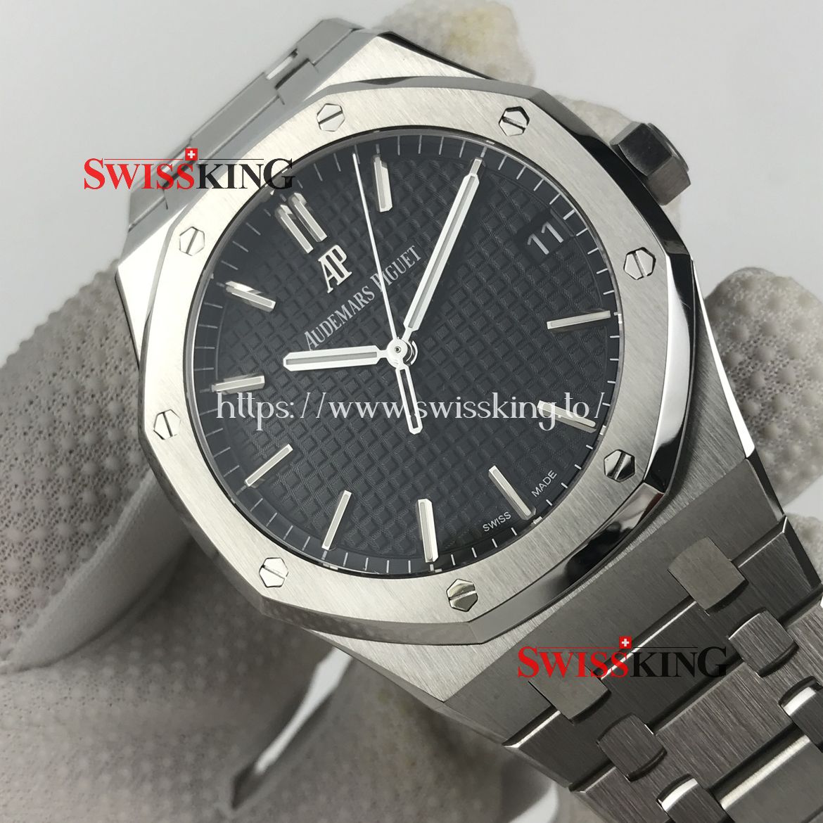 AUDEMARS PIGUET ROYAL OAK 15500 41MM BLACK DIAL