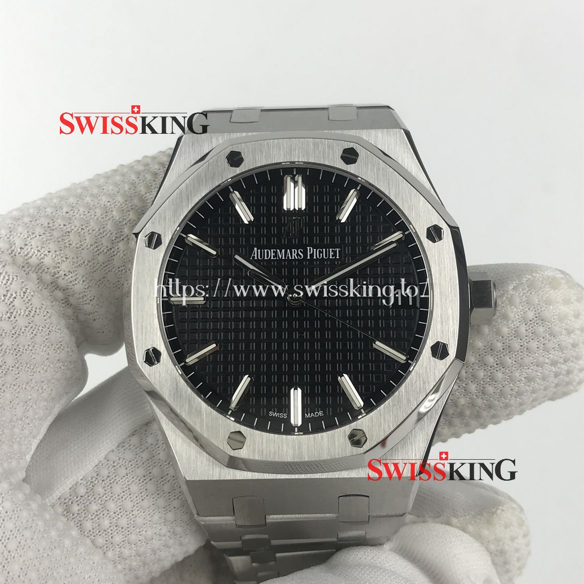 AUDEMARS PIGUET ROYAL OAK 15500 41MM BLACK DIAL