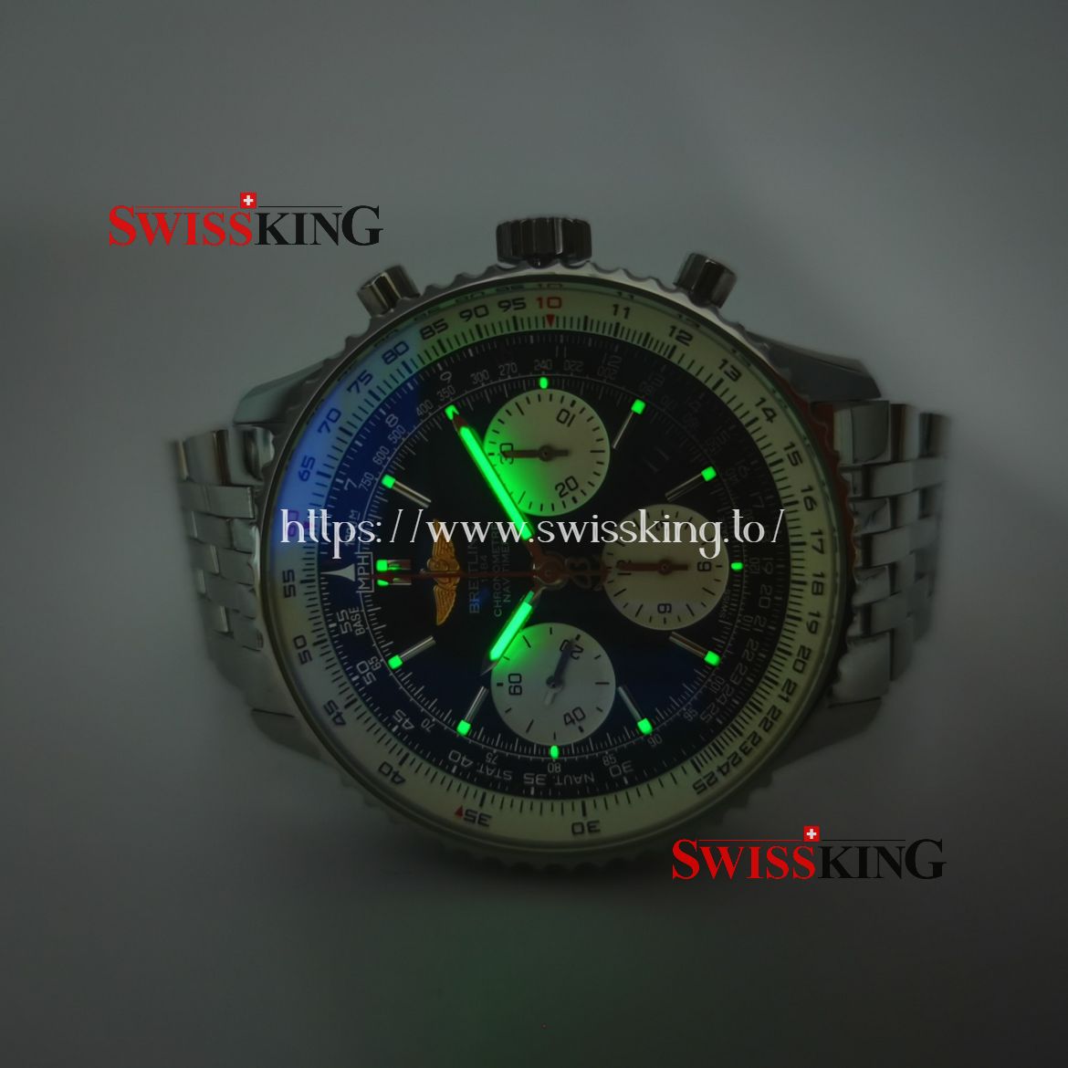 BREITLING NAVITIMER 01 CHRONOGRAPH BLACK DIAL STAINLESS STEEL