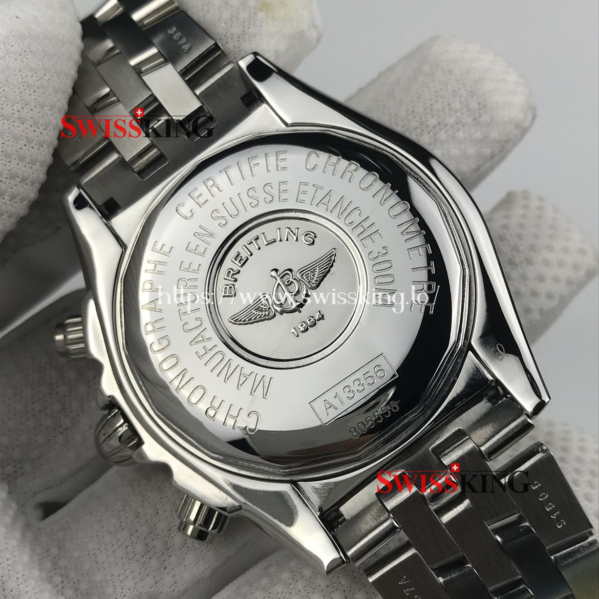 BREITLING CHRONOMAT EVOLUTION A13356 BLACK/WHITE DIAL