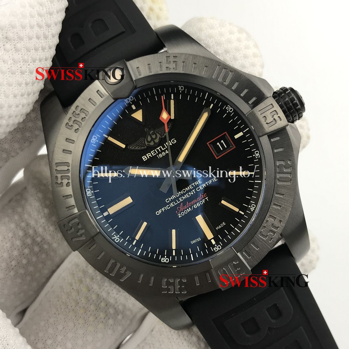 BREITLING AVENGER BLACKBIRD 44MM MEN'S WATCH