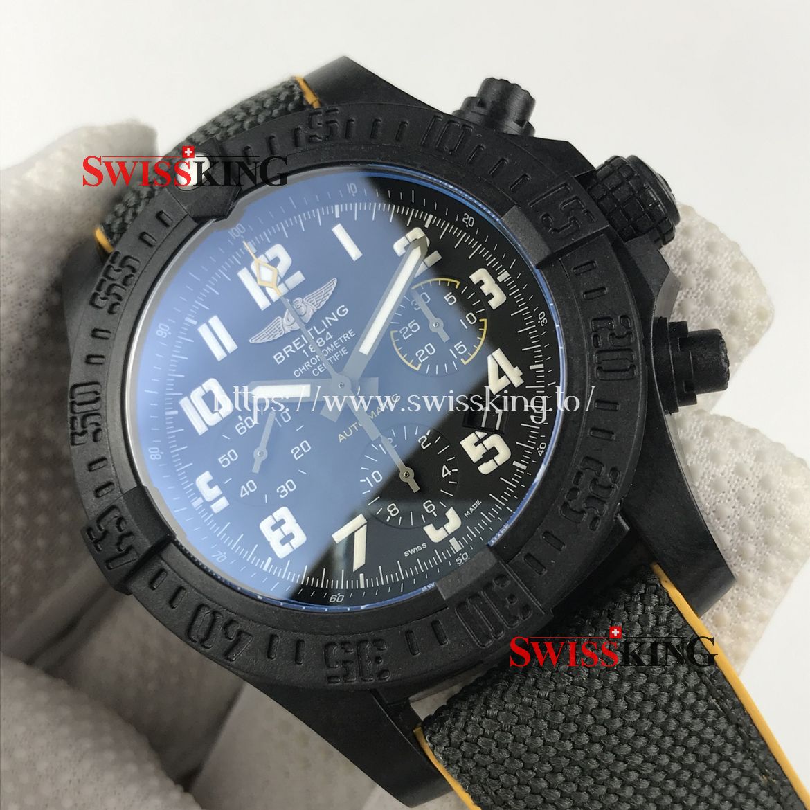 BREITLING AVENGER HURRICANE LIGHT POLYMER BLACK DIAL