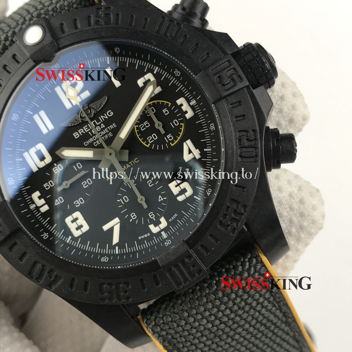 BREITLING AVENGER HURRICANE LIGHT POLYMER BLACK DIAL