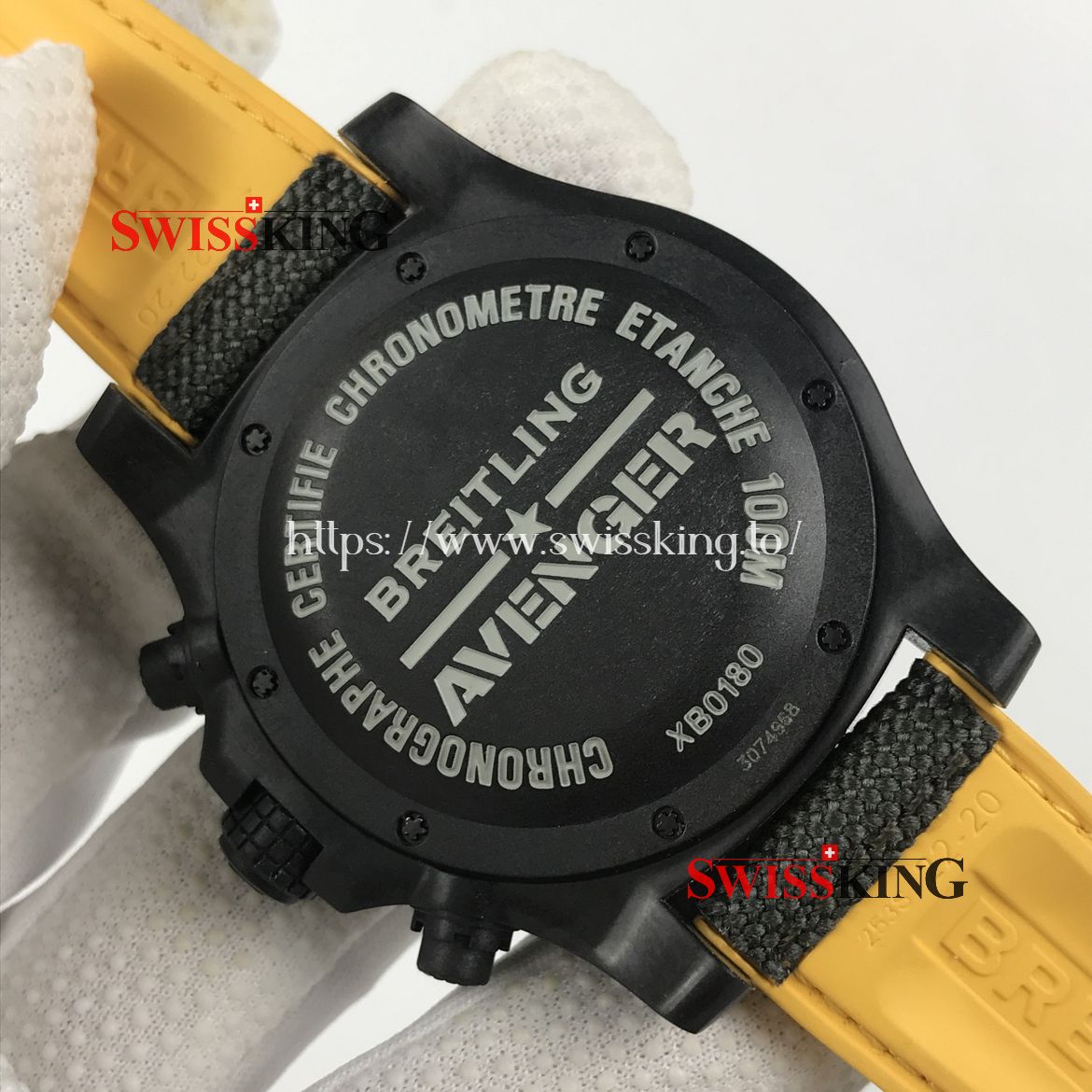 BREITLING AVENGER HURRICANE LIGHT POLYMER BLACK DIAL