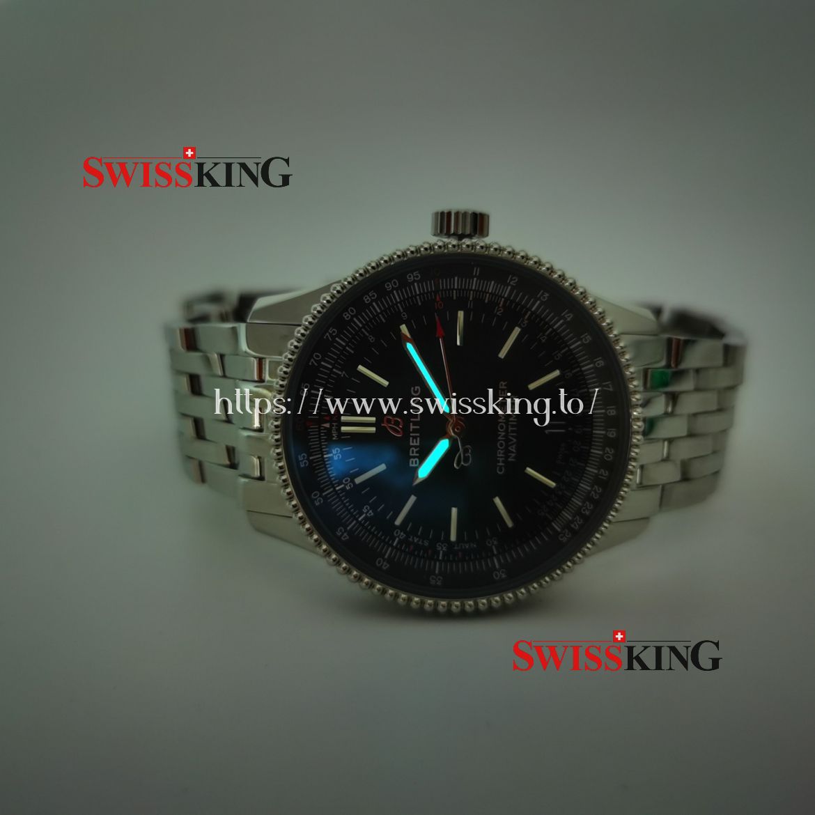 BREITLING NAVITIMER 1 38MM SWISS AUTOMATIC BLACK DIAL