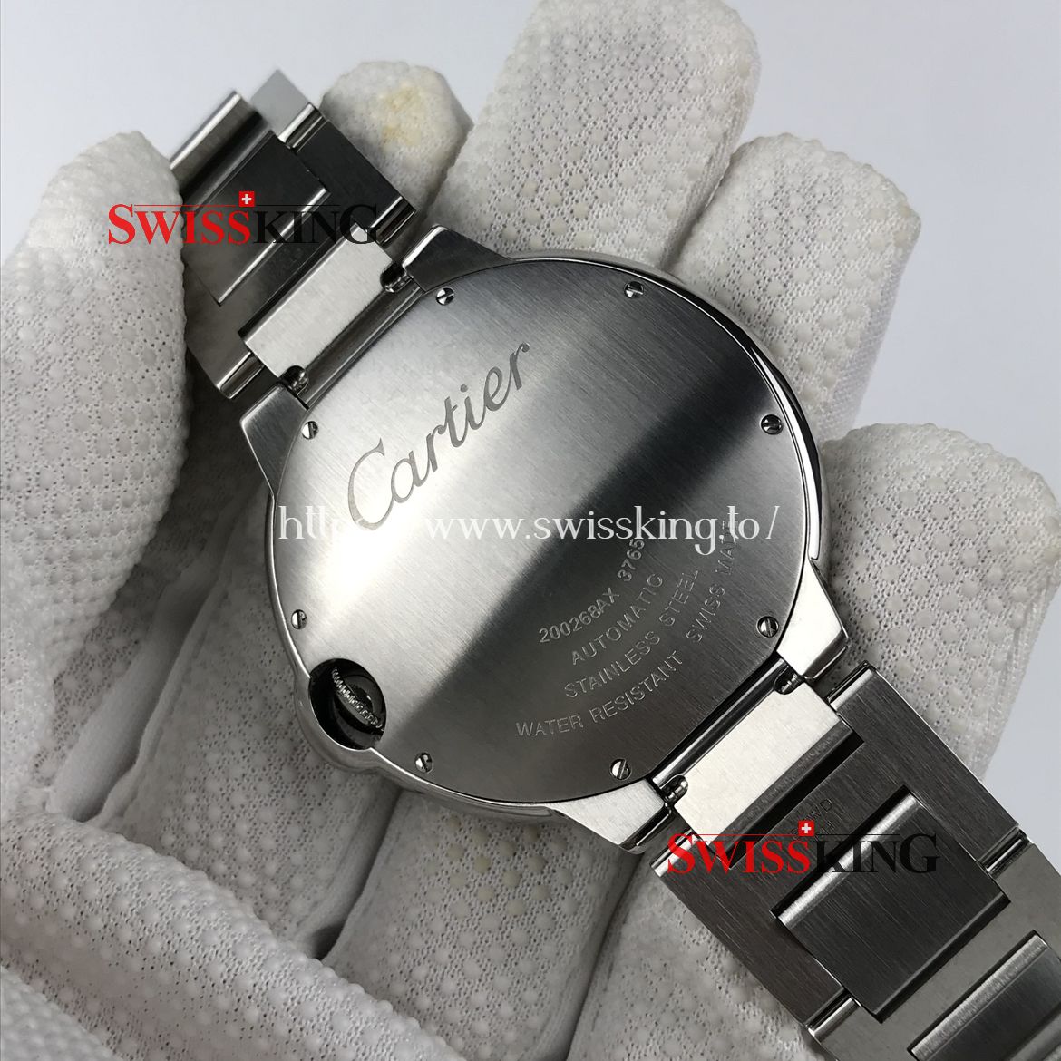 CARTIER BALLON MENS SWISS AUTOMATIC - STAINLESS STEEL BRACELET