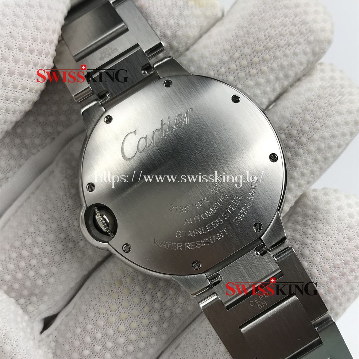 CARTIER BALLON MID SIZE SWISS AUTOMATIC - STAINLESS STEEL BRACELET