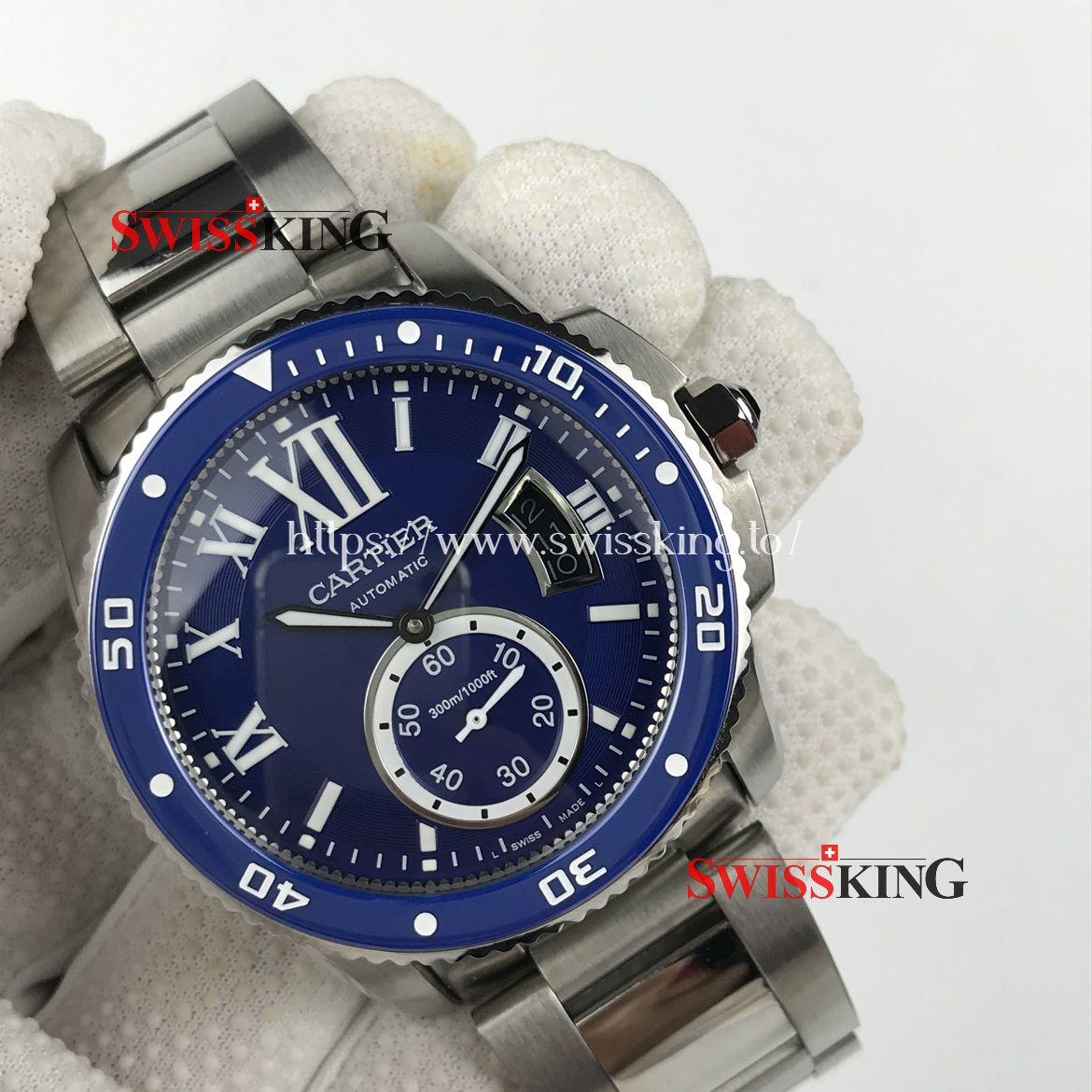 CARTIER CALIBRE DIVER STAINLESS STEEL BLUE