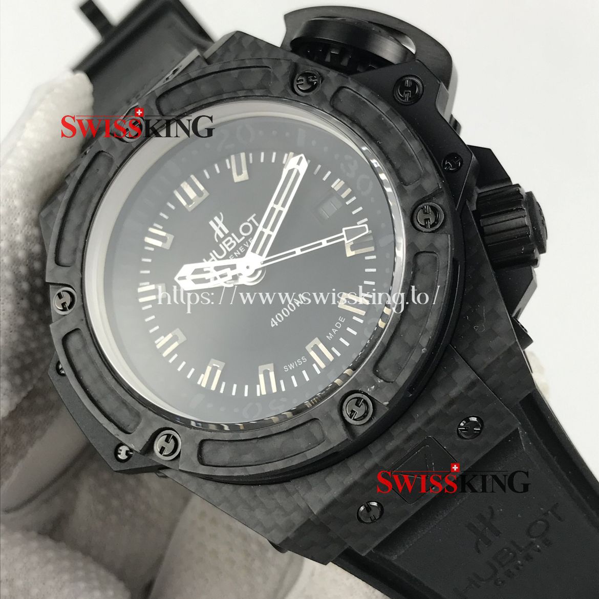 HUBLOT BIG BANG KING POWER DIVER OCEANOGRAPHIC 4000 MONACO CARBON FIBER