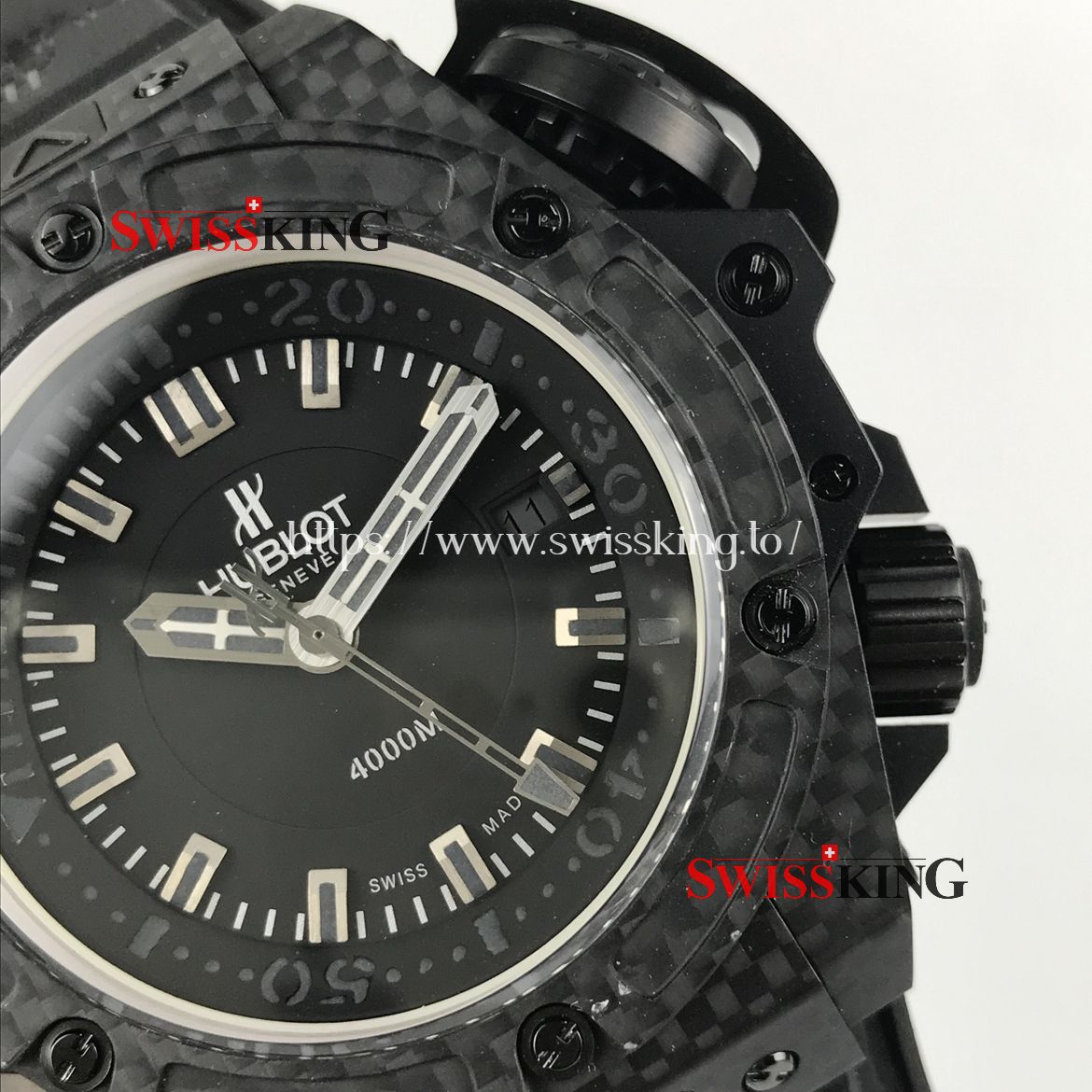 HUBLOT BIG BANG KING POWER DIVER OCEANOGRAPHIC 4000 MONACO CARBON FIBER