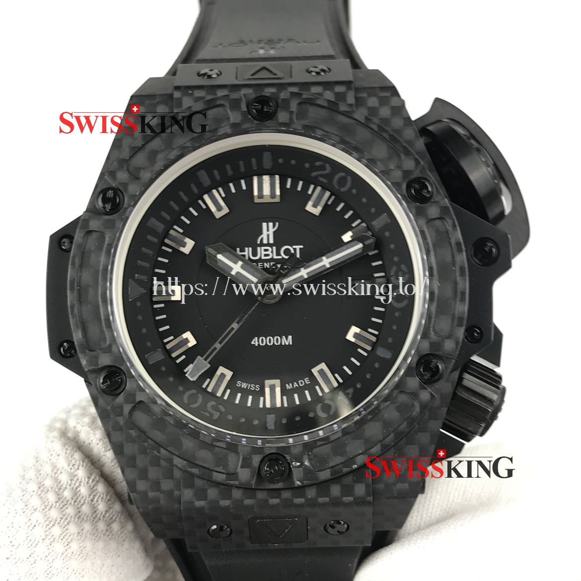 HUBLOT BIG BANG KING POWER DIVER OCEANOGRAPHIC 4000 MONACO CARBON FIBER