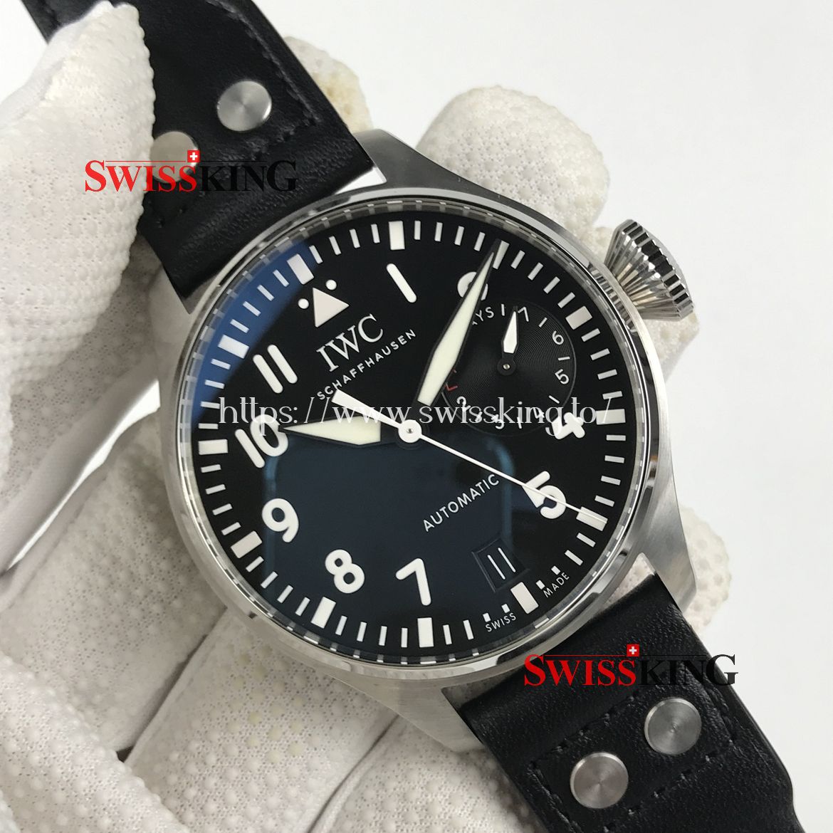 IWC BIG PILOT IW500912 SWISS AUTOMATIC BLACK DIAL