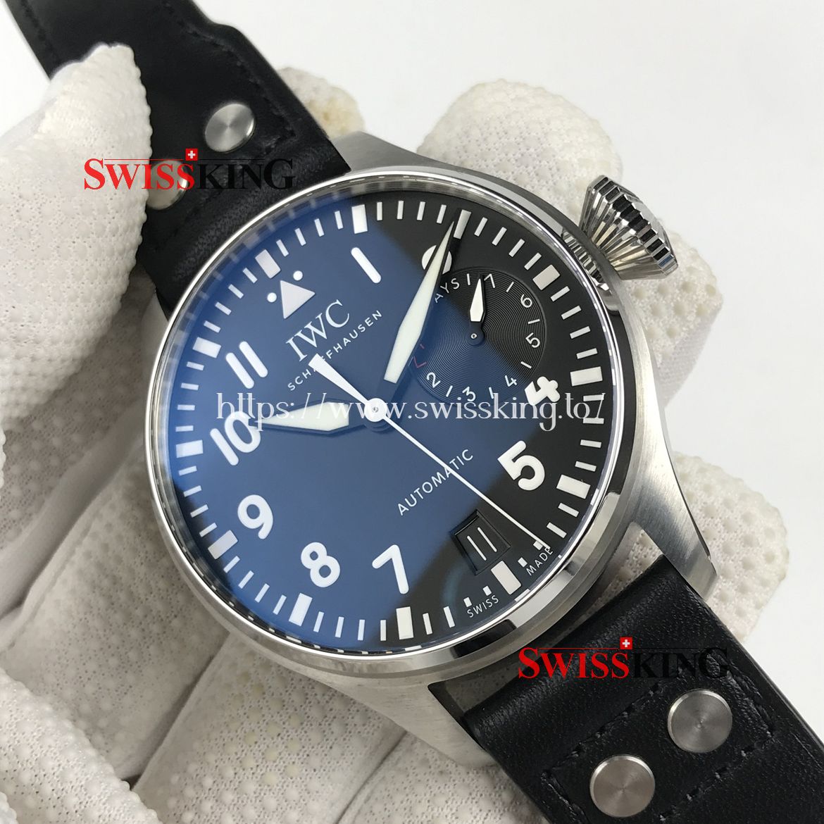 IWC BIG PILOT IW500912 SWISS AUTOMATIC BLACK DIAL