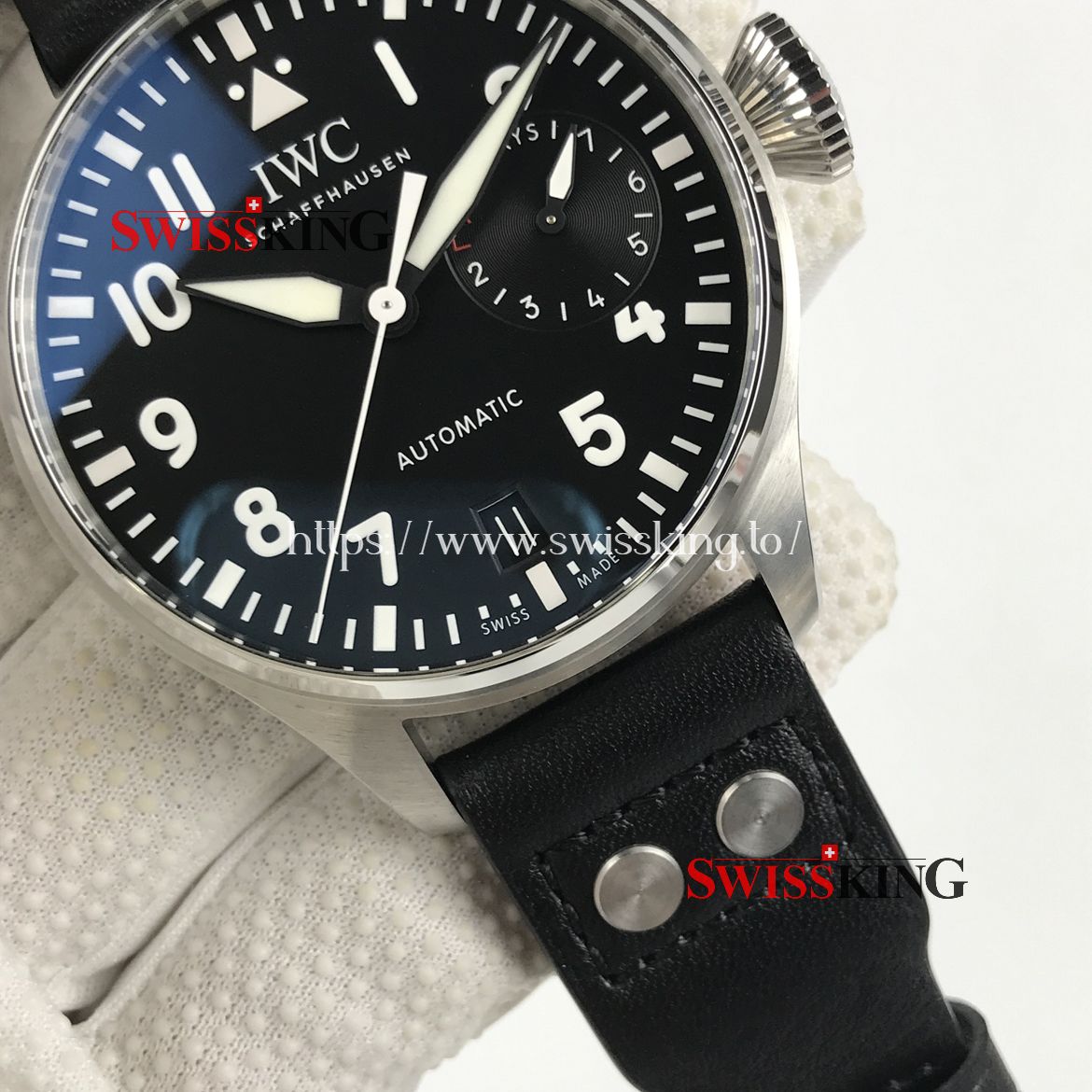 IWC BIG PILOT IW500912 SWISS AUTOMATIC BLACK DIAL