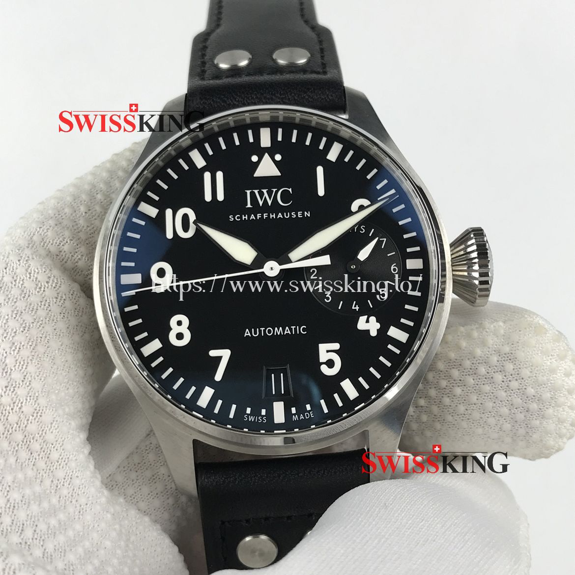 IWC BIG PILOT IW500912 SWISS AUTOMATIC BLACK DIAL