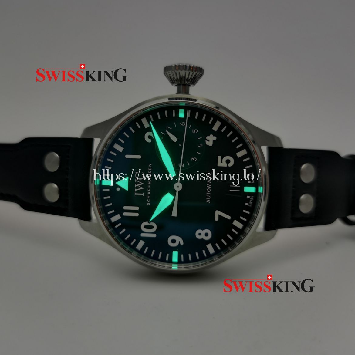 IWC BIG PILOT IW500912 SWISS AUTOMATIC BLACK DIAL