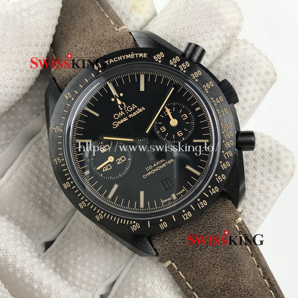 OMEGA SPEEDMASTER MOONWATCH CO-AXIAL CHRONOGRAPH VINTAGE BLACK