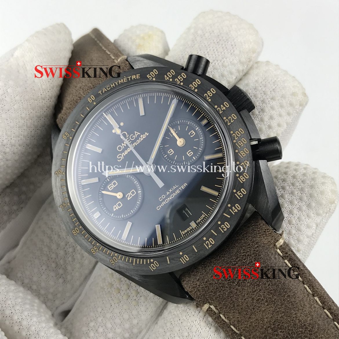 OMEGA SPEEDMASTER MOONWATCH CO-AXIAL CHRONOGRAPH VINTAGE BLACK