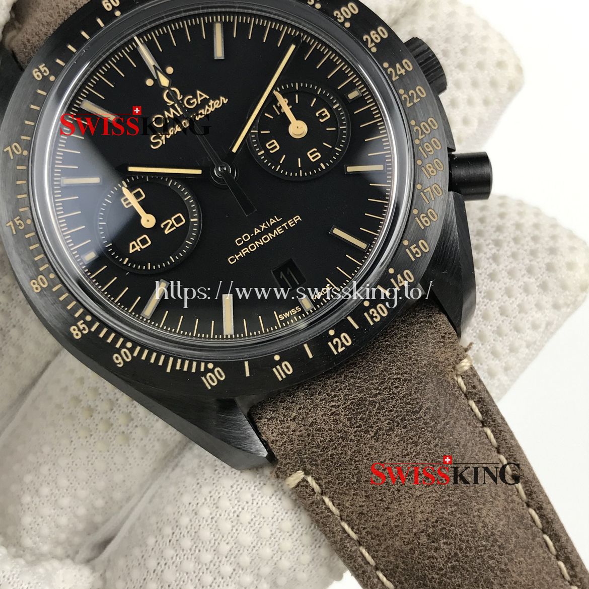 OMEGA SPEEDMASTER MOONWATCH CO-AXIAL CHRONOGRAPH VINTAGE BLACK