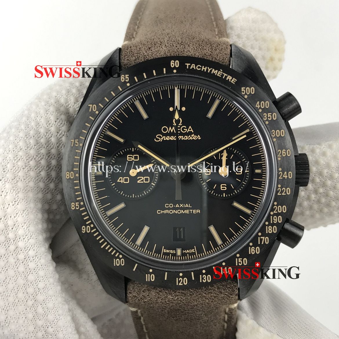 OMEGA SPEEDMASTER MOONWATCH CO-AXIAL CHRONOGRAPH VINTAGE BLACK