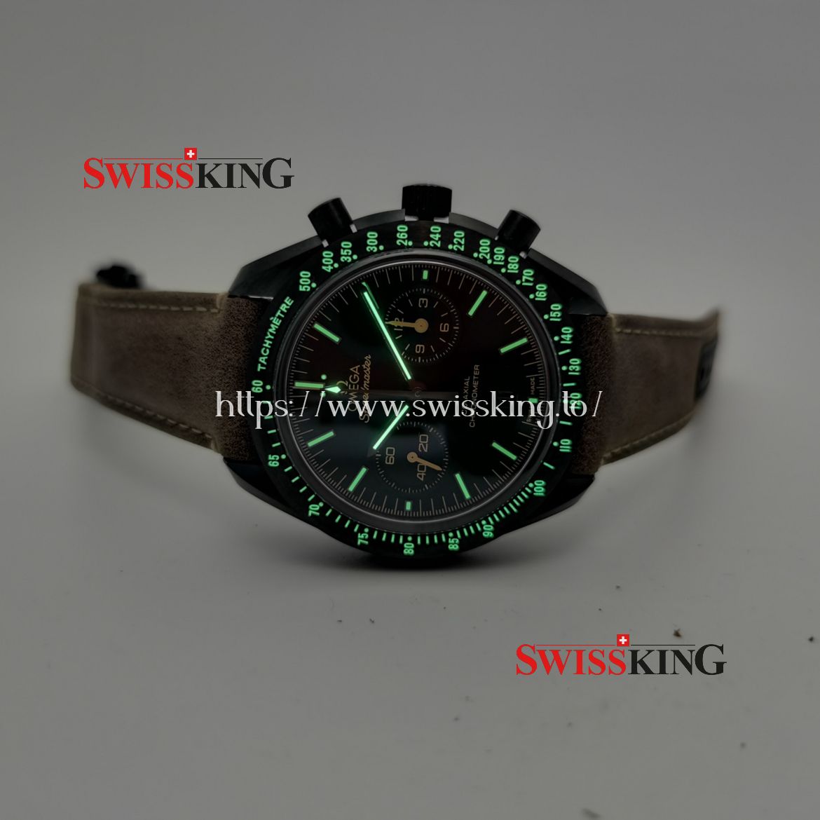 OMEGA SPEEDMASTER MOONWATCH CO-AXIAL CHRONOGRAPH VINTAGE BLACK