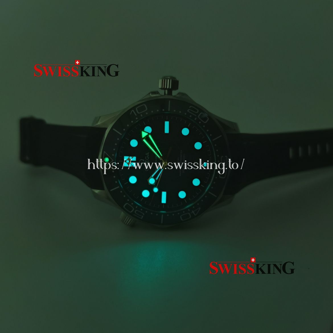 OMEGA SEAMASTER DIVER 300M JAMES BOND LIMITED EDITION RUBBER STRAP