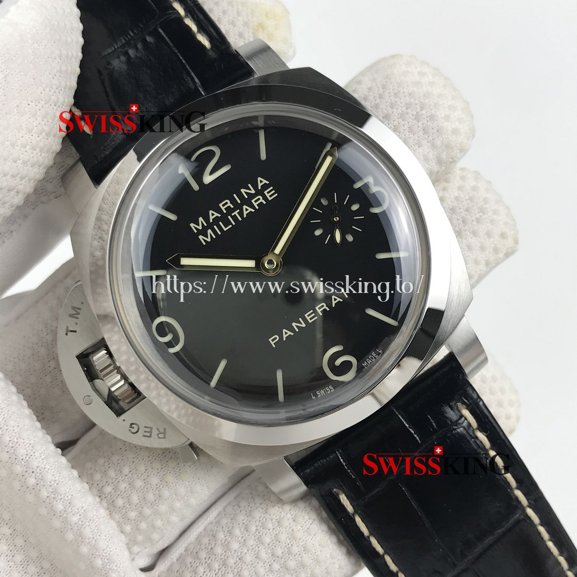 PANERAI LUMINOR MARINA MILITARE DESTRO PAM 217 LEFT HANDED