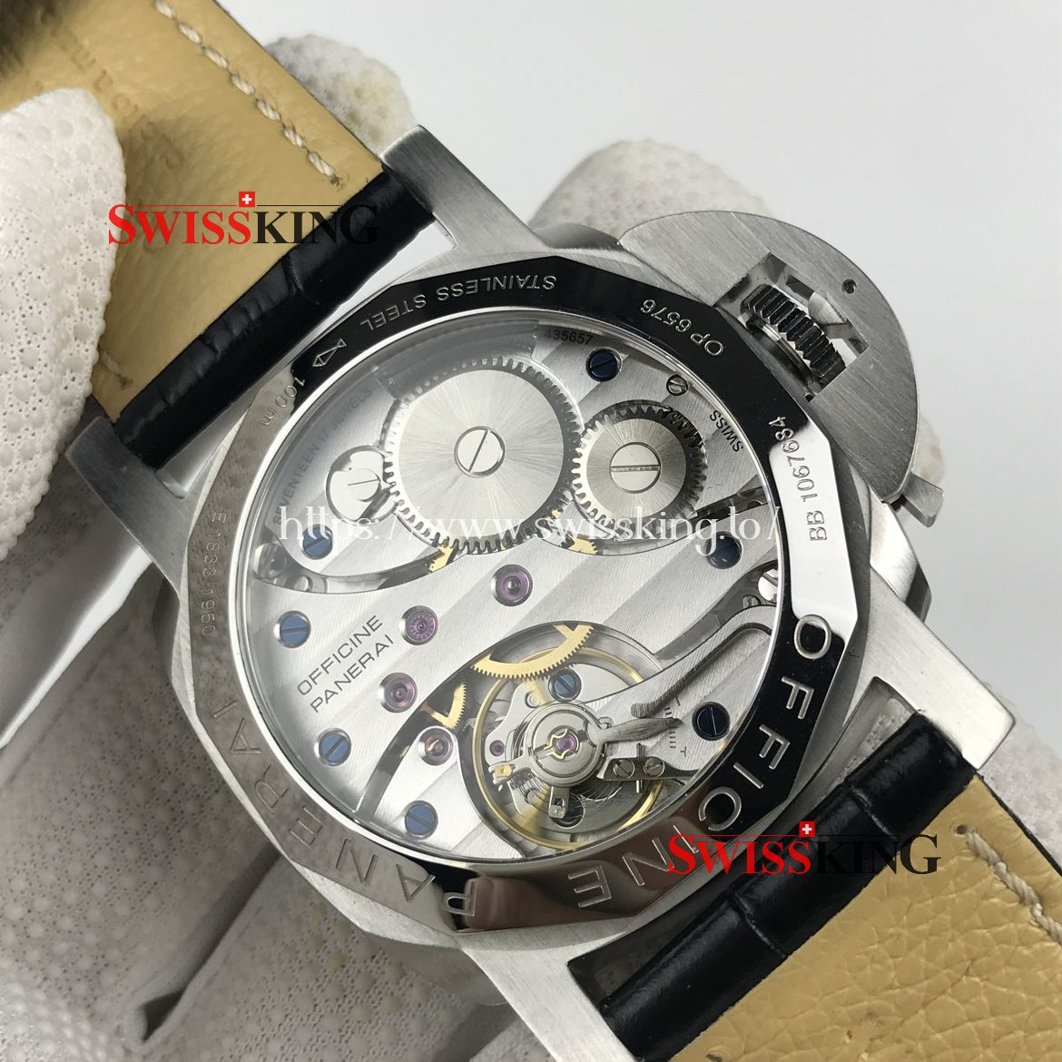 PANERAI LUMINOR MARINA MILITARE DESTRO PAM 217 LEFT HANDED