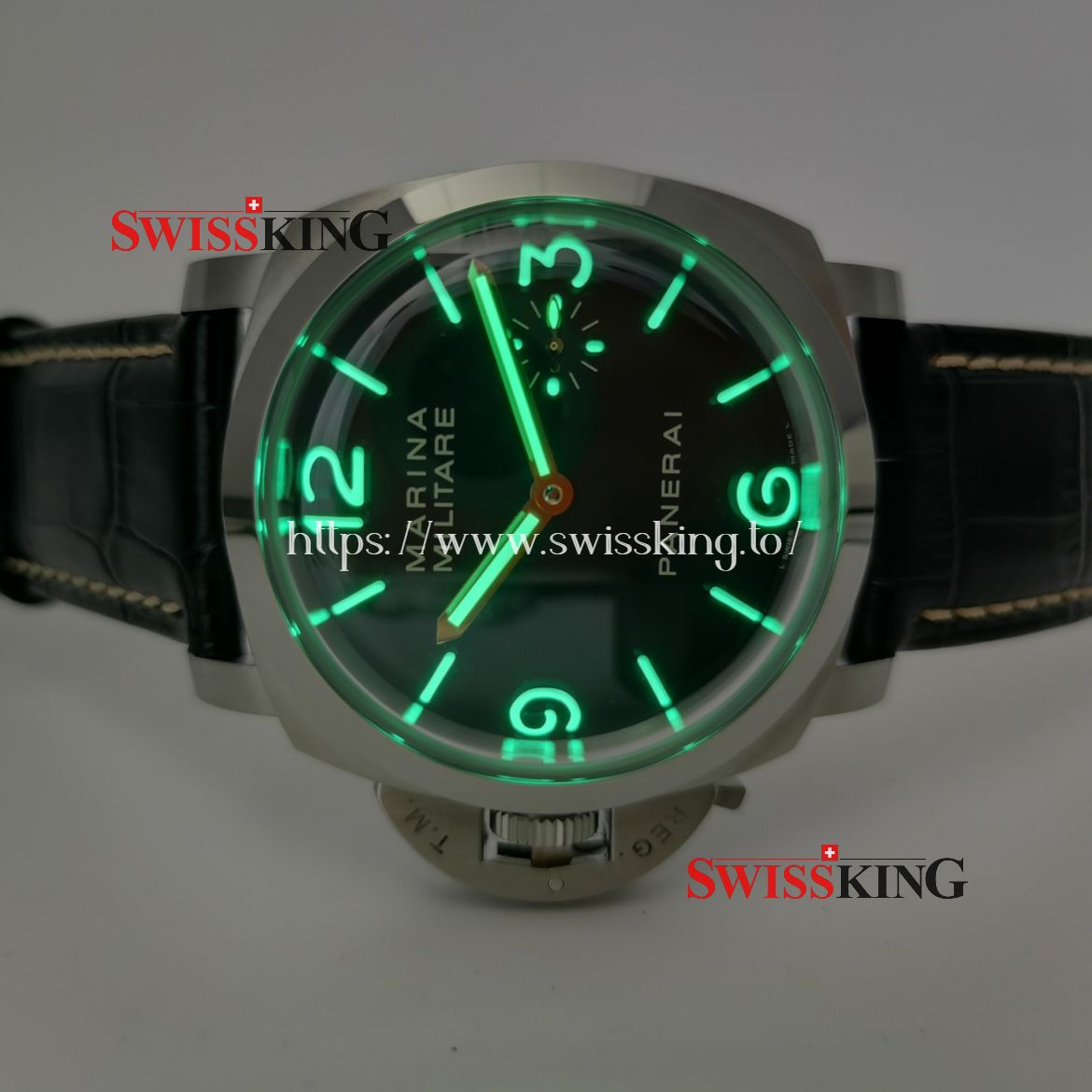 PANERAI LUMINOR MARINA MILITARE DESTRO PAM 217 LEFT HANDED