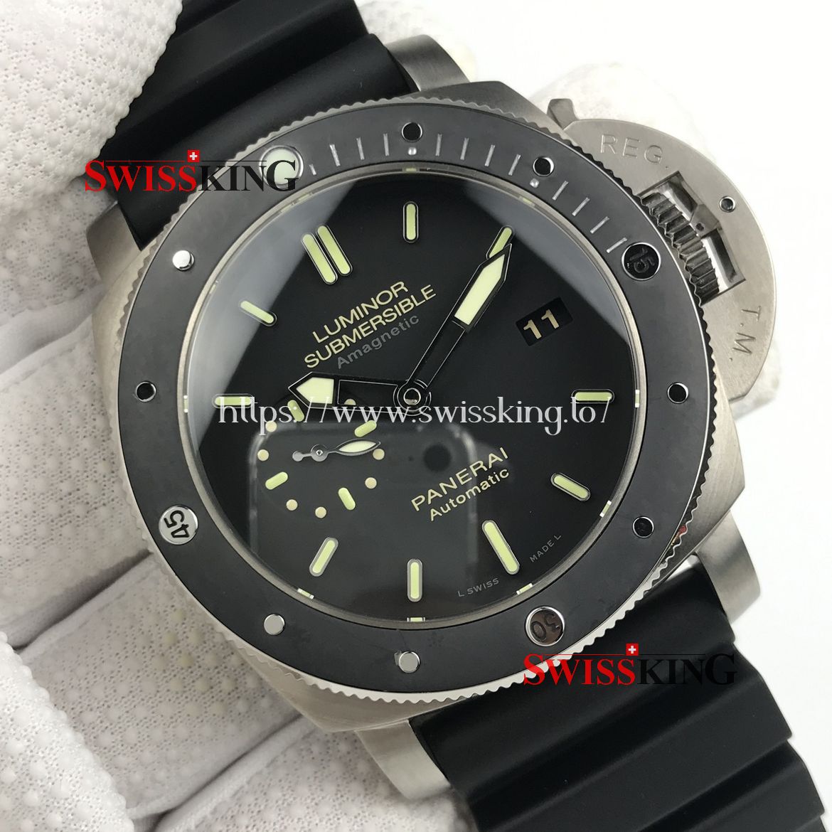 PANERAI LUMINOR SUBMERSIBLE AMAGNETIC PAM 389 TITANIUM 47MM