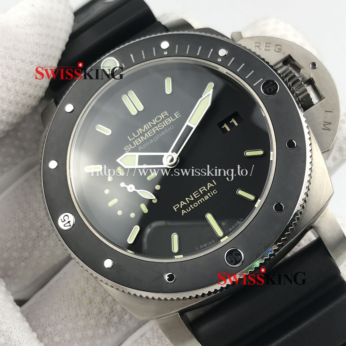 PANERAI LUMINOR SUBMERSIBLE AMAGNETIC PAM 389 TITANIUM 47MM