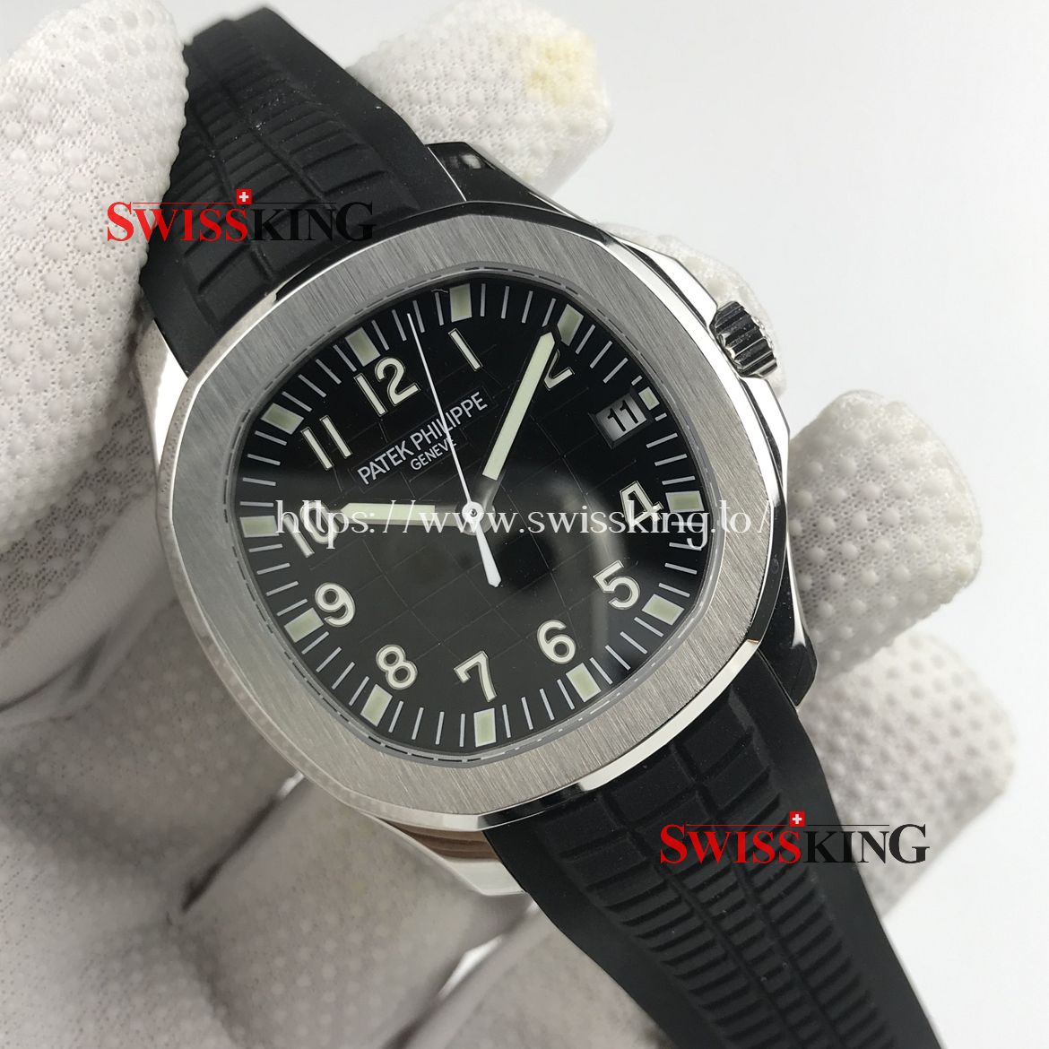 PATEK PHILIPPE AQUANAUT 5167 40MM BLACK DIAL RUBBER STRAP