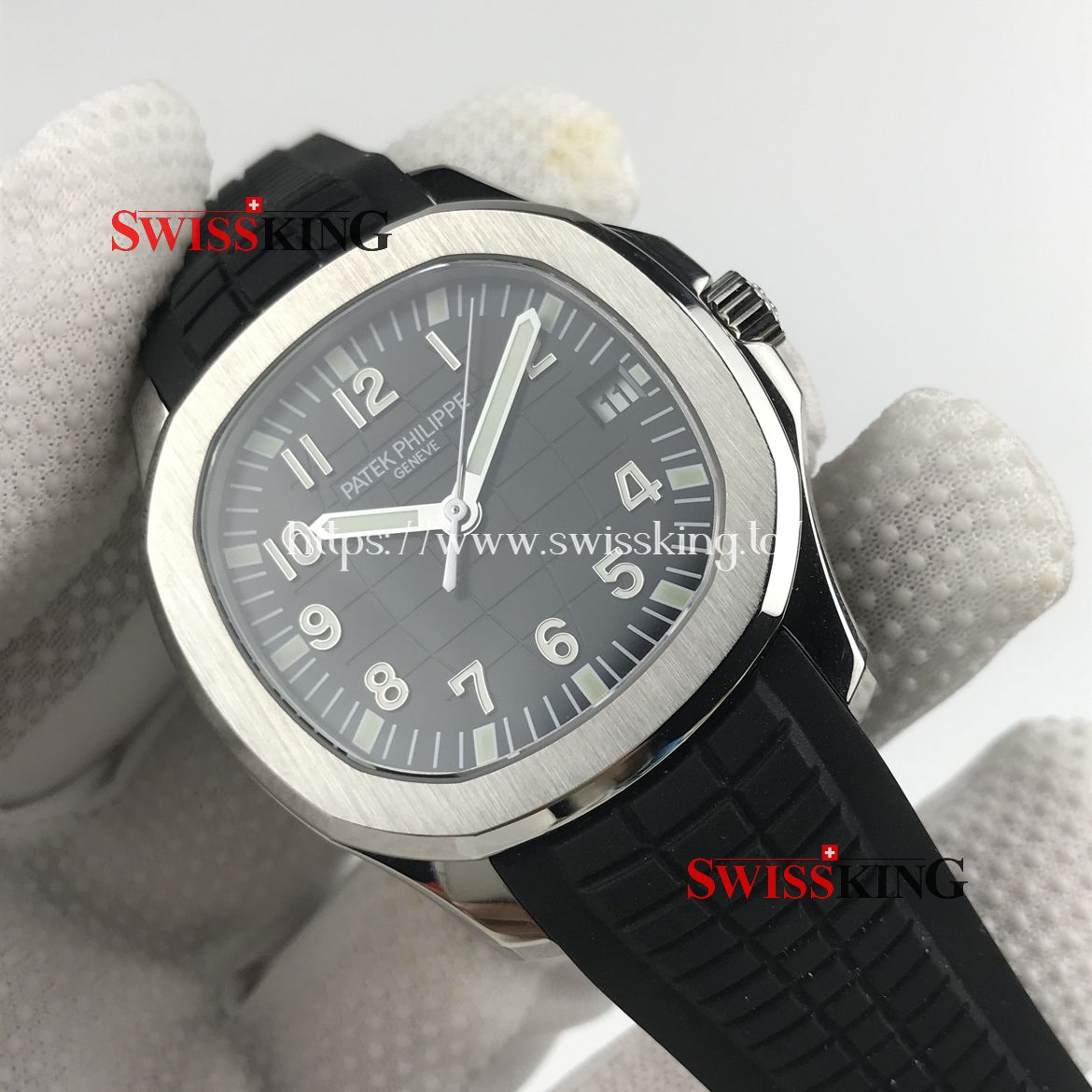 PATEK PHILIPPE AQUANAUT 5167 40MM BLACK DIAL RUBBER STRAP