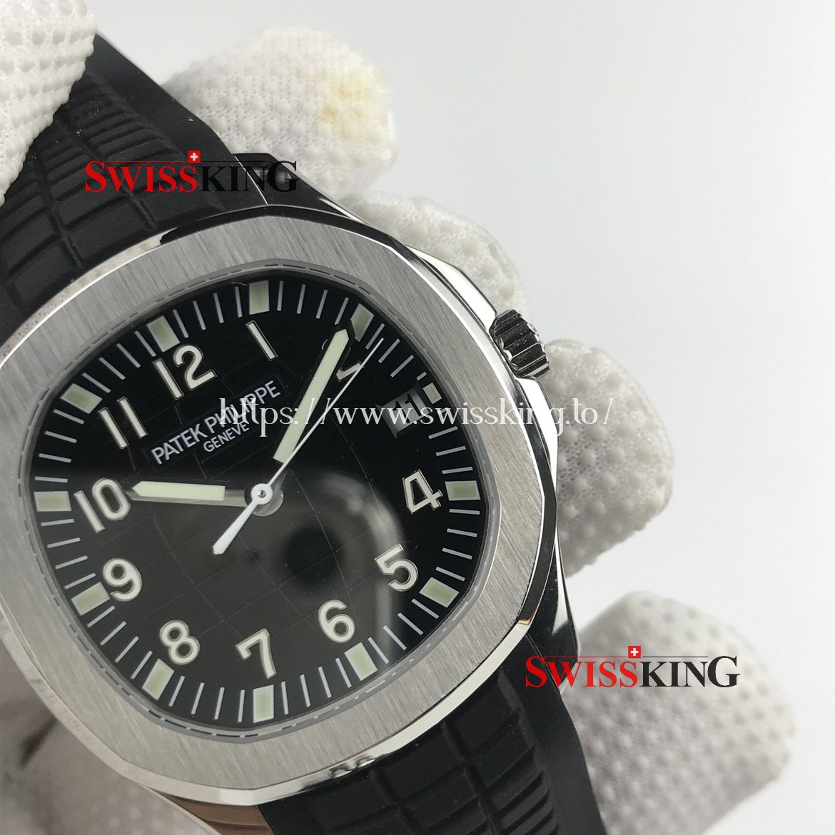 PATEK PHILIPPE AQUANAUT 5167 40MM BLACK DIAL RUBBER STRAP