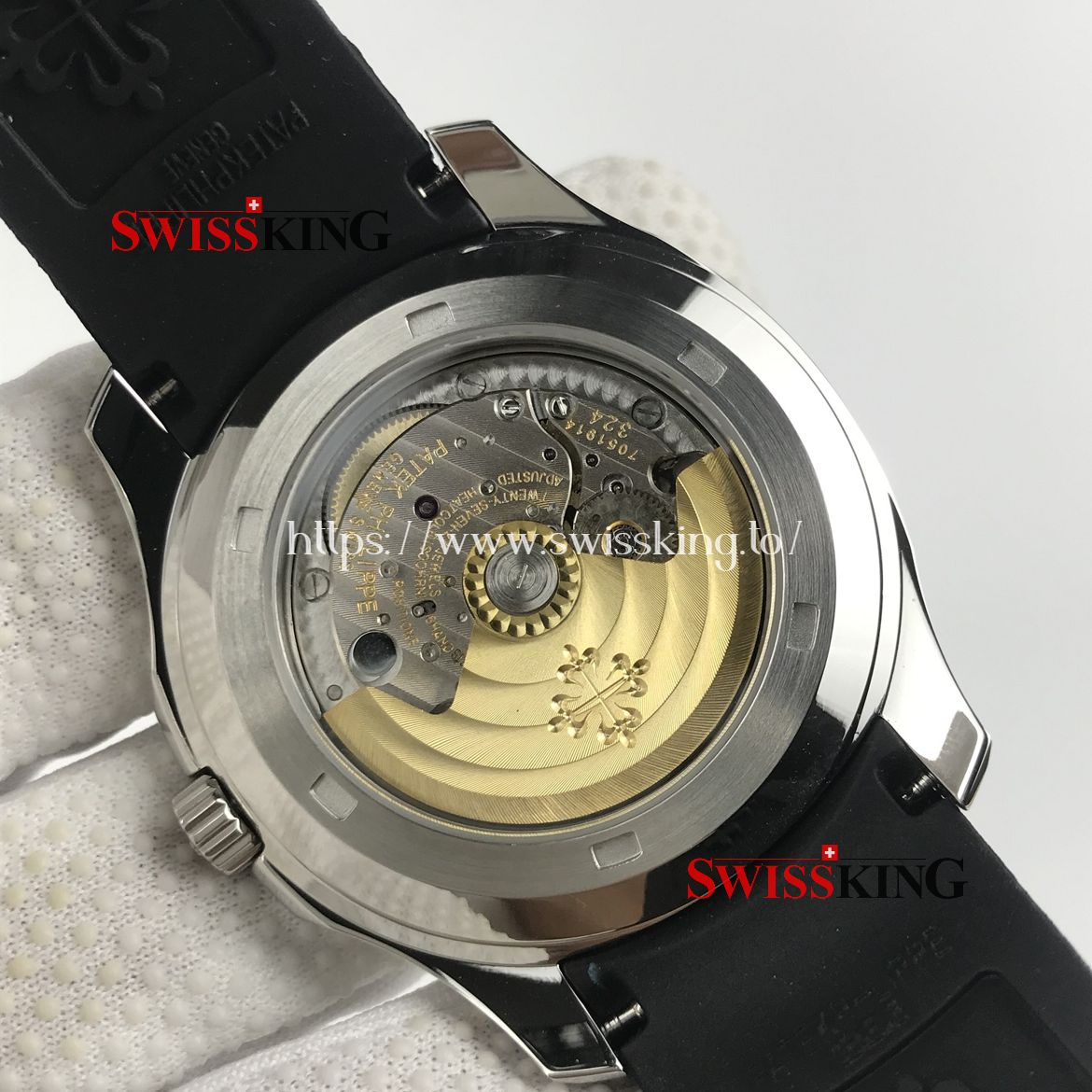 PATEK PHILIPPE AQUANAUT 5167 40MM BLACK DIAL RUBBER STRAP