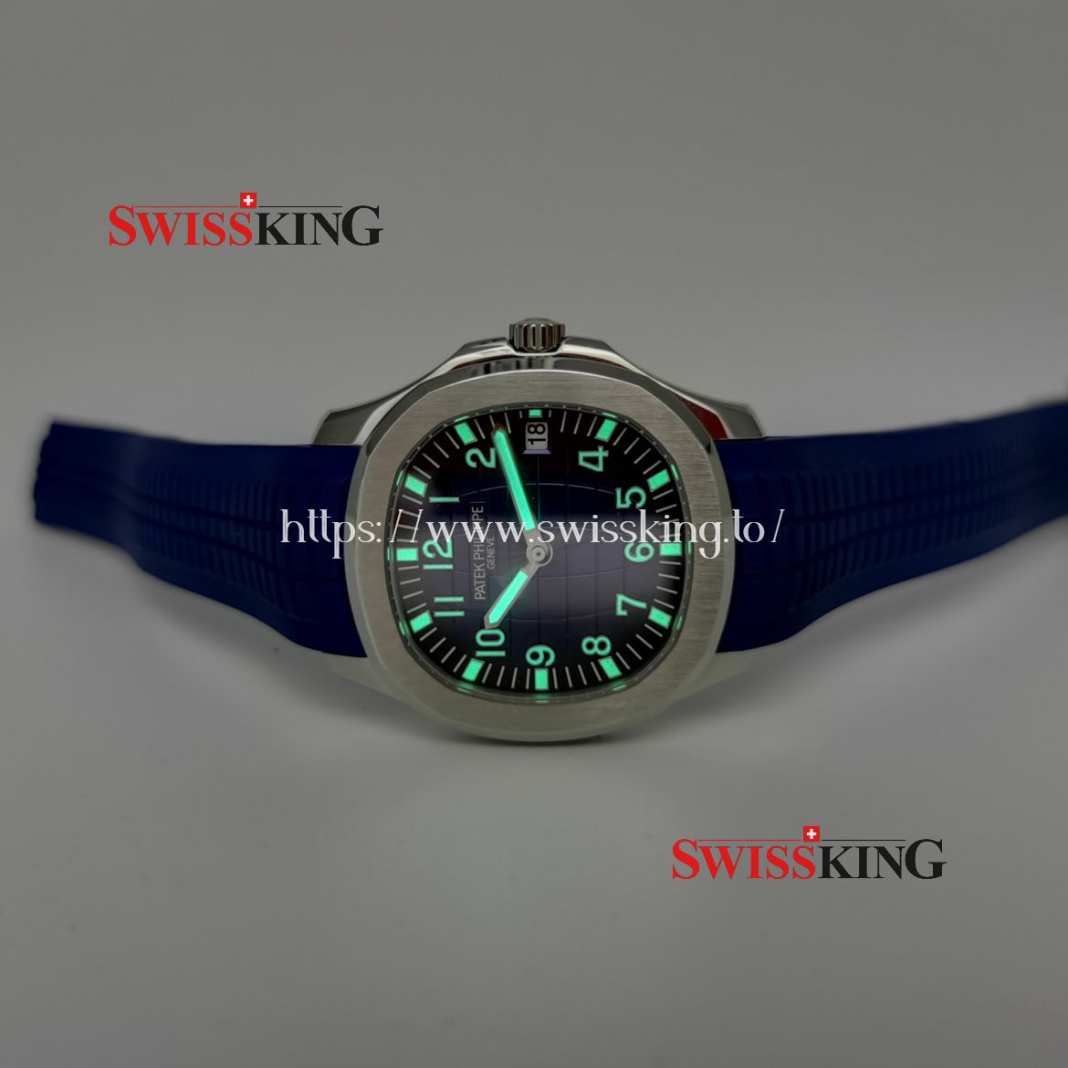 PATEK PHILIPPE AQUANAUT 5167 40MM BLUE DIAL RUBBER STRAP