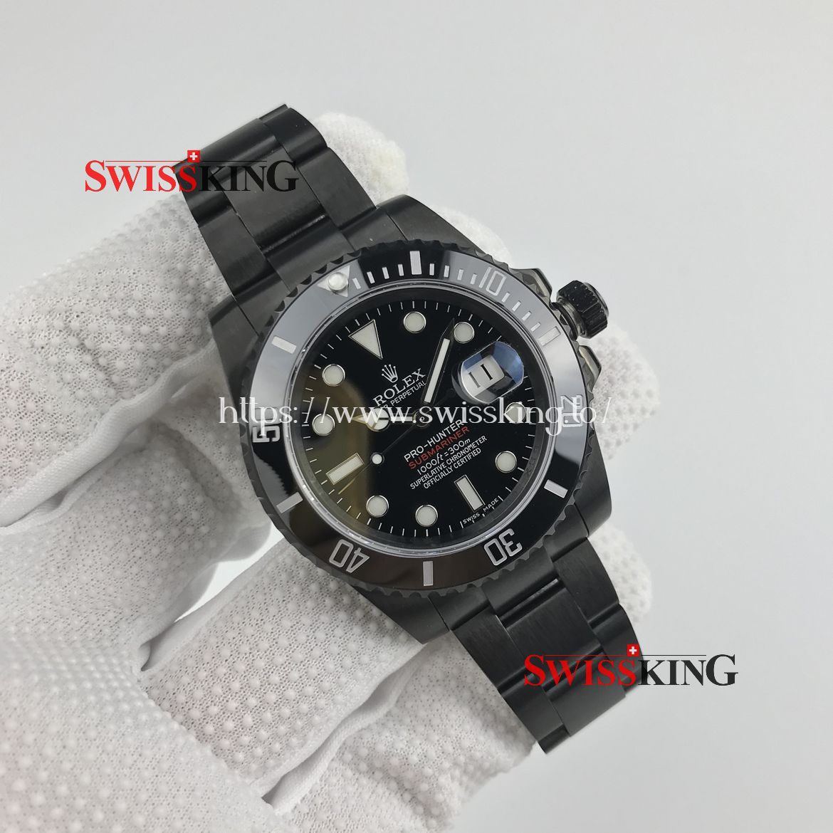 ROLEX PRO HUNTER STEALTH SUBMARINER DATE 116610LN LIMITED EDITION