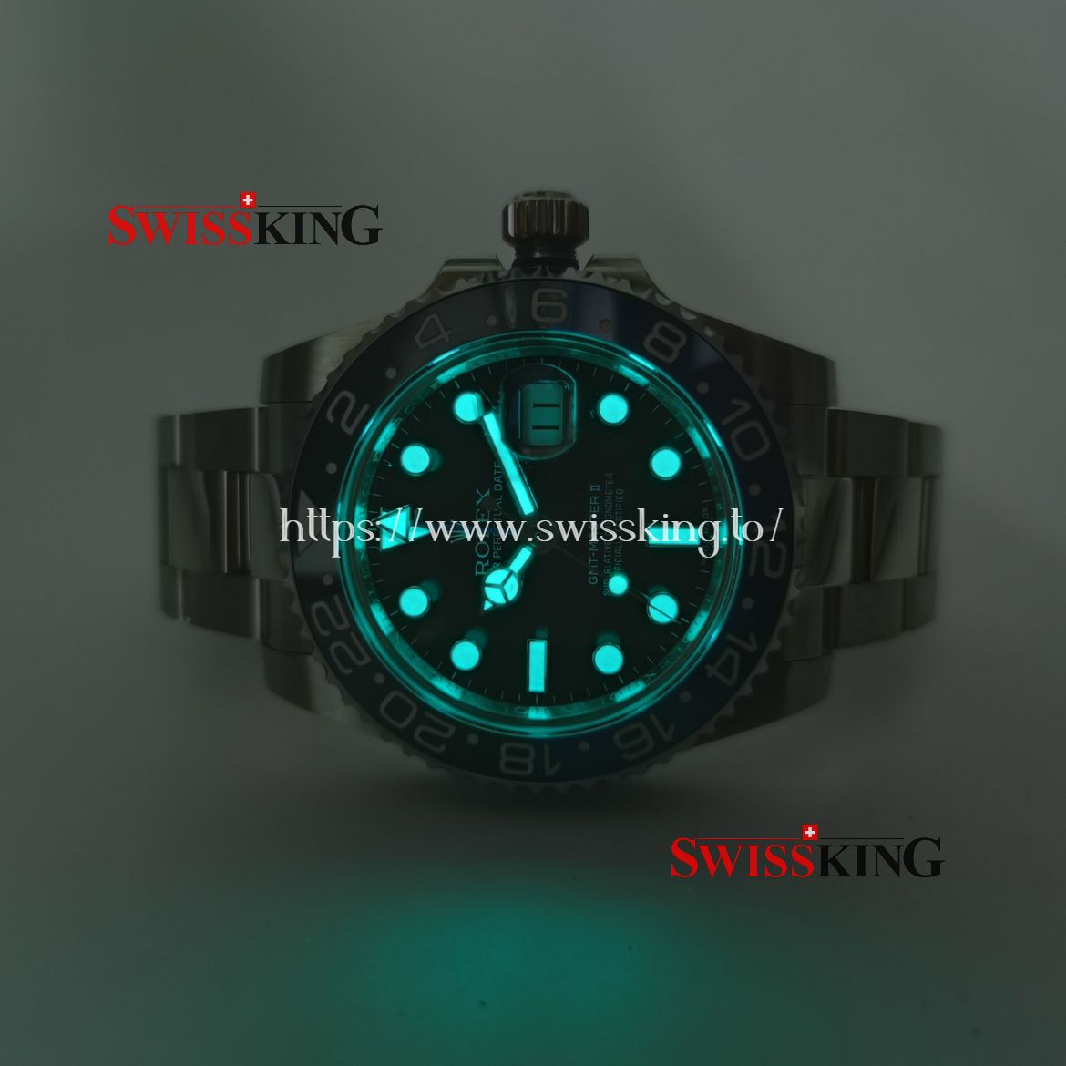 ROLEX BATMAN GMT MASTER II 116710BLNR BLACK & BLUE CERAMIC BEZEL