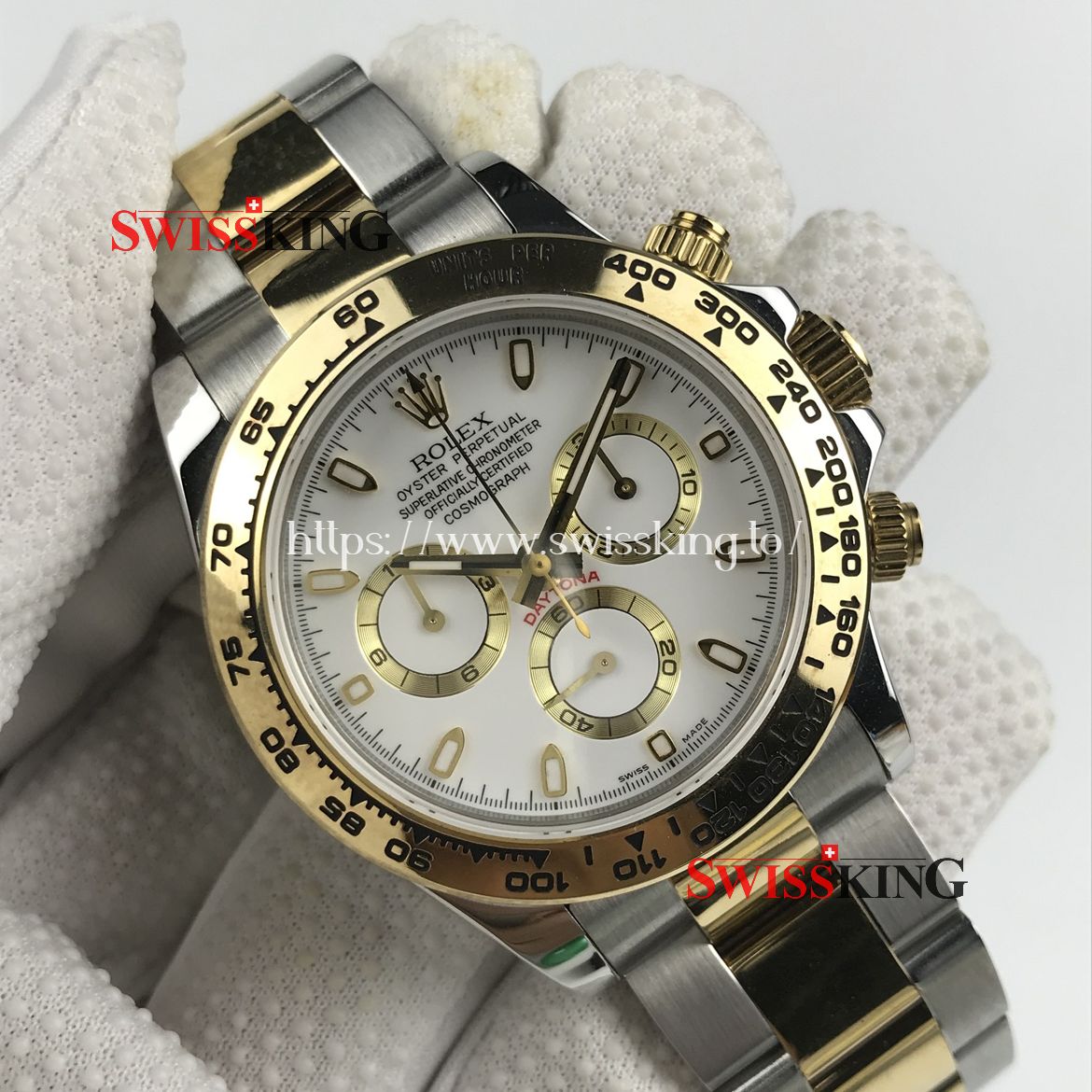 ROLEX DAYTONA 116503 TWO TONE WHITE DIAL