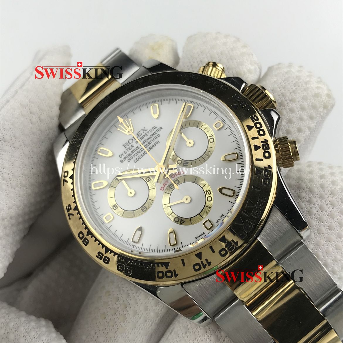 ROLEX DAYTONA 116503 TWO TONE WHITE DIAL