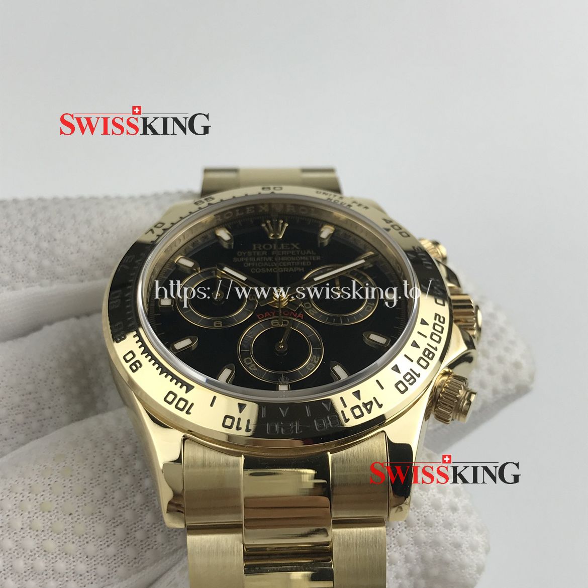 ROLEX DAYTONA 116508 YELLOW GOLD BLACK DIAL
