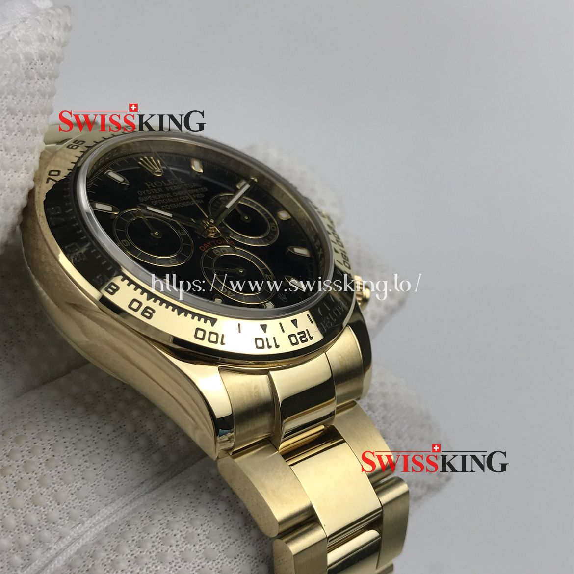ROLEX DAYTONA 116508 YELLOW GOLD BLACK DIAL