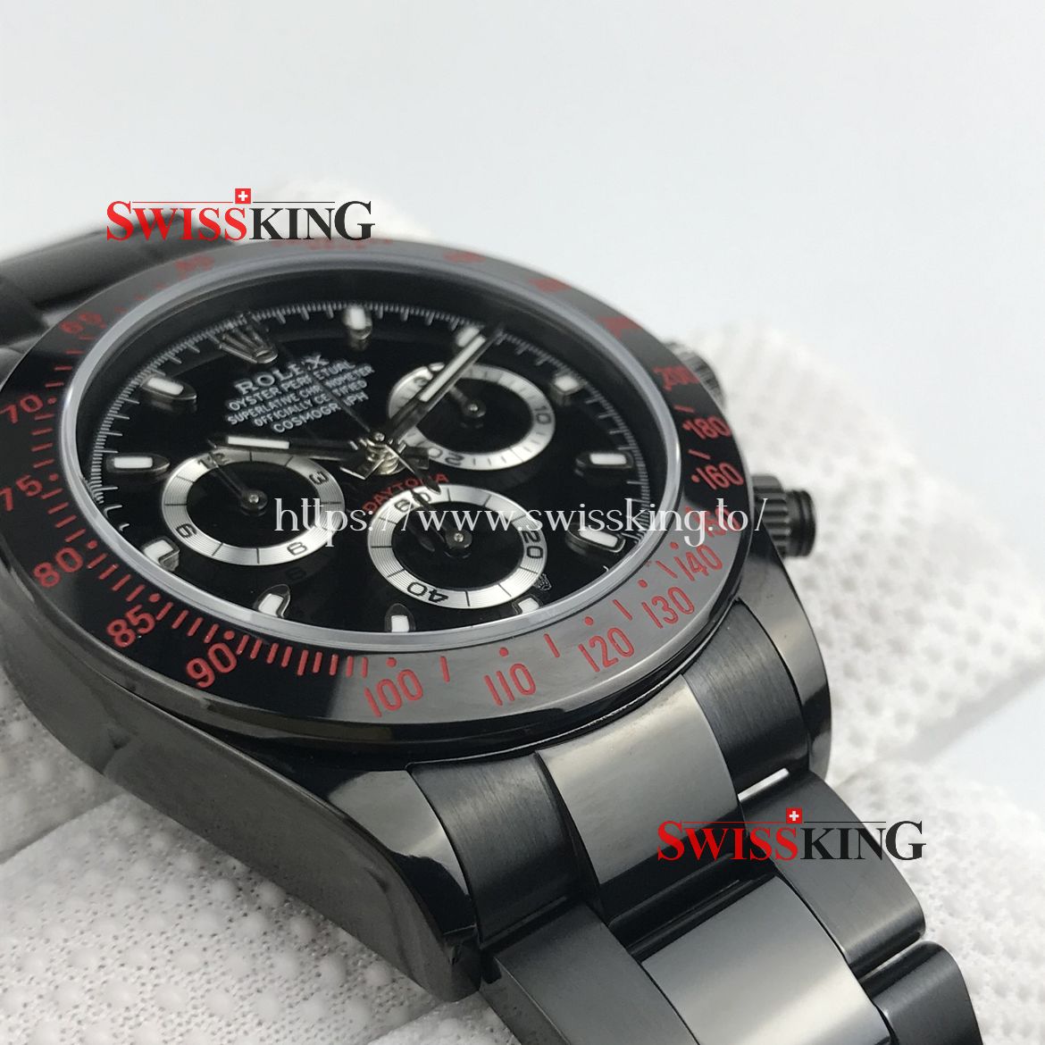 ROLEX DAYTONA PROHUNTER RED SWISS AUTOMATIC MOVEMENT