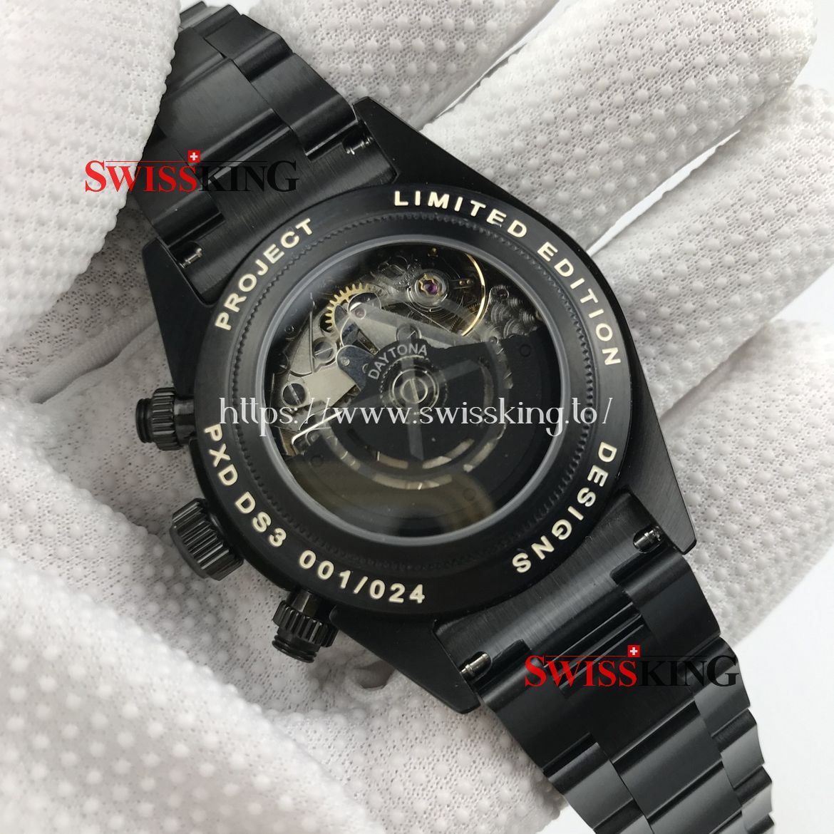 ROLEX DAYTONA PROHUNTER RED SWISS AUTOMATIC MOVEMENT