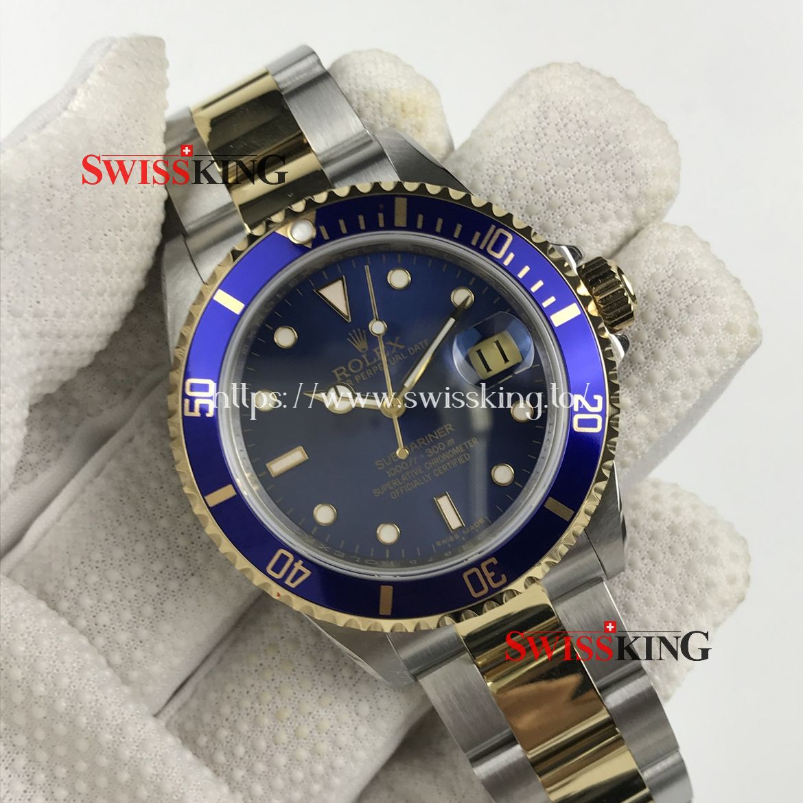 ROLEX SUBMARINER 16613 2 TONE CLASSIC BLUE DIAL